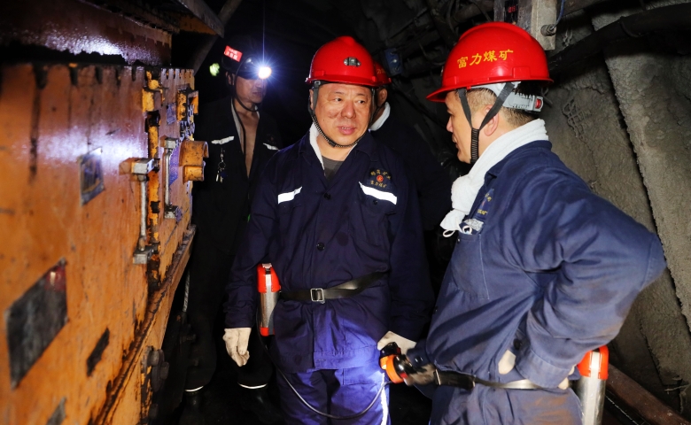 張秉德到富力礦調(diào)研檢查工作